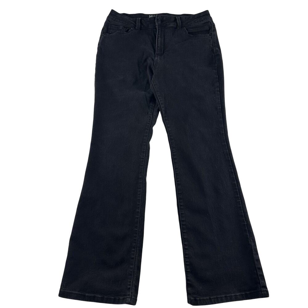 Nobo No Boundaries Mid Rise‎ Boot Cut Stretch Jeans Size 15 Black